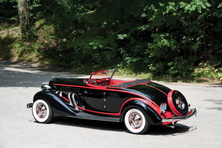  Auburn 851 Supercharged Dual Ratio Cabriolet 1935 года  (фото 24 из 28)